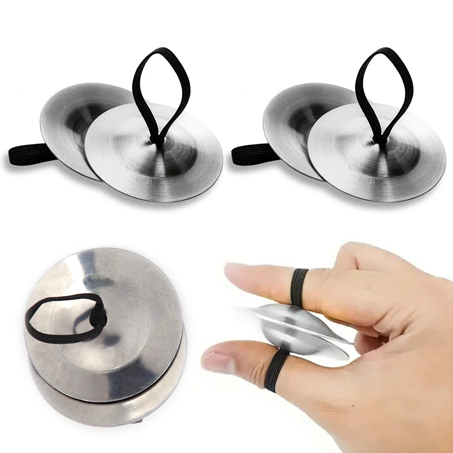1/2Pair Sturdy Finger Cymbals  - đánh giá và giá Musical Instrument Zills