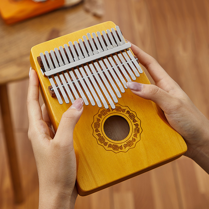 Hluru 17 Key Kalimba Finger Pi - đánh giá và giá Musical Instrument Of Keyboard