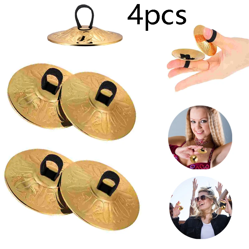 4Pcs/8Pcs Copper Mini Finger Z - đánh giá và giá Musical Instrument Zills