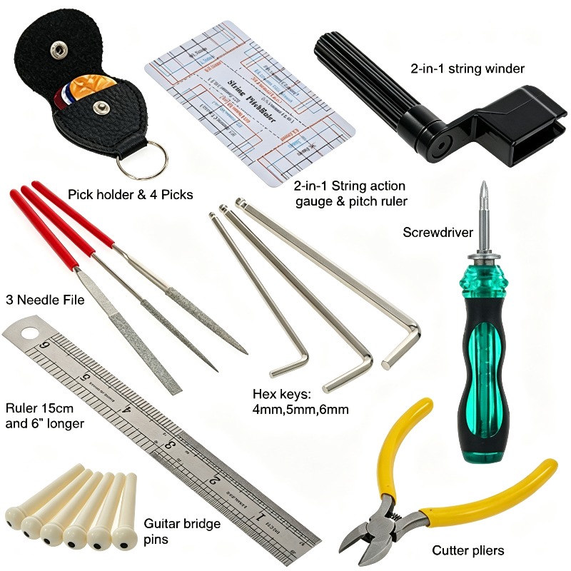 22pcs Guitar Repair Tool Set M - đánh giá và giá Musical Instrument Repairs