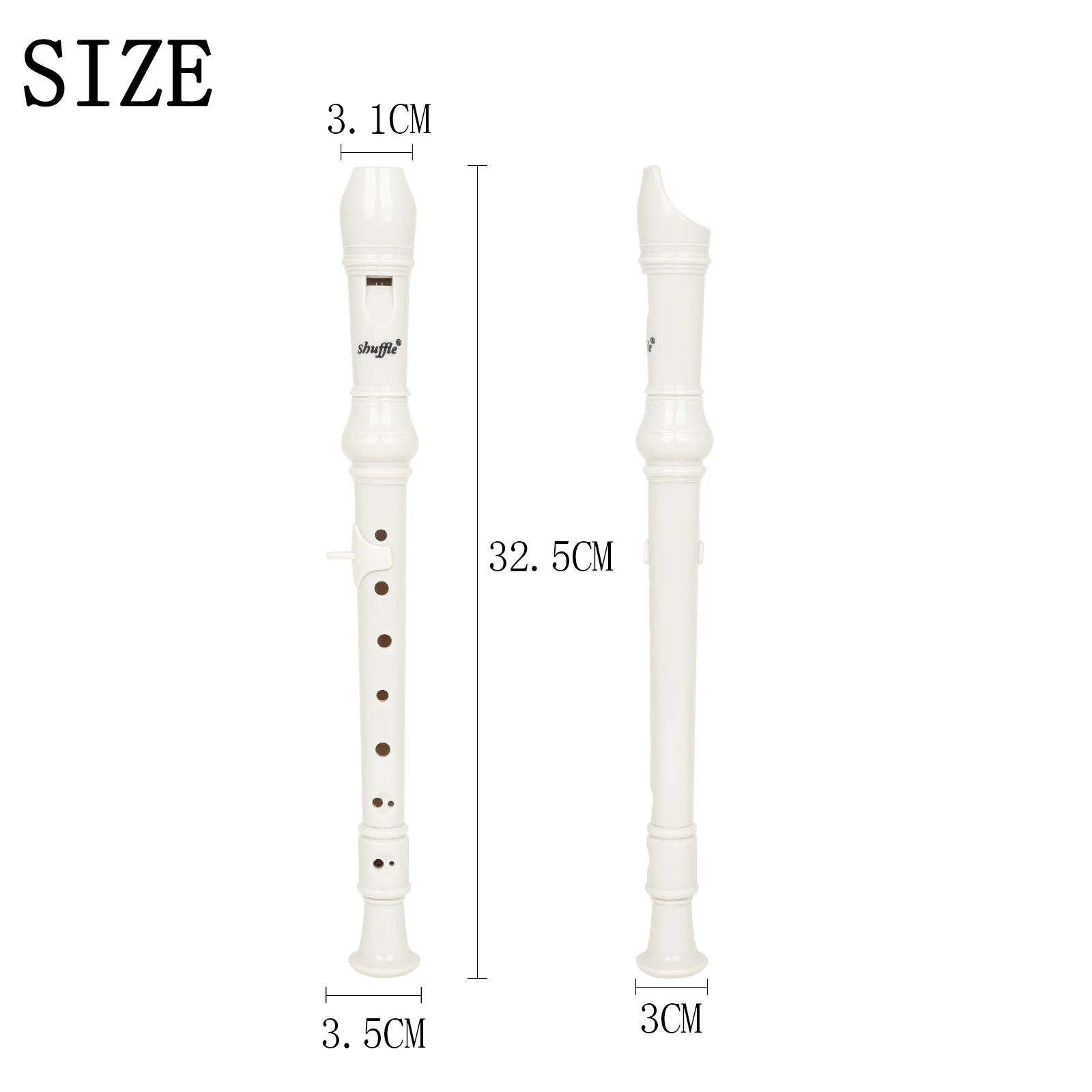 8 Holes Flute Baroque Style Fl - đánh giá và giá Recorder Baroque Style