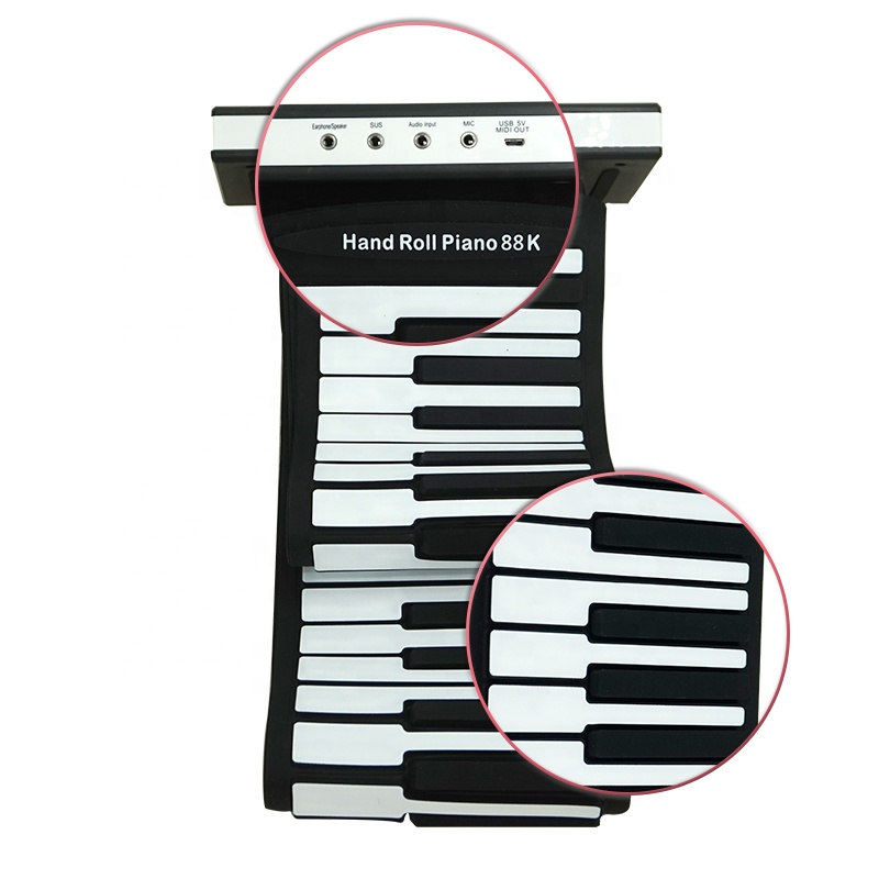 88 Keys Roll Up Piano MIDI Key - đánh giá và giá Musical Instrument Of Keyboard