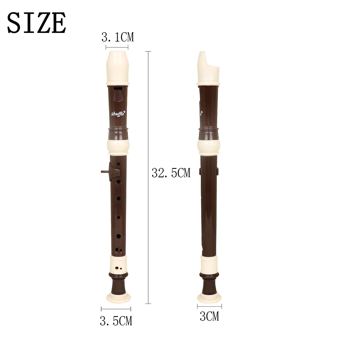 Shuffle 8 Hole Recorder Baroqu - đánh giá và giá Recorder Baroque Style
