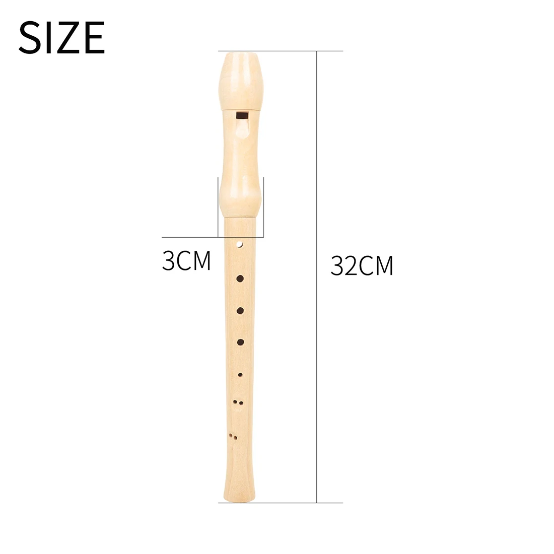1pc 8 Hole Treble Clarinet Woo - đánh giá và giá Recorder Baroque Style