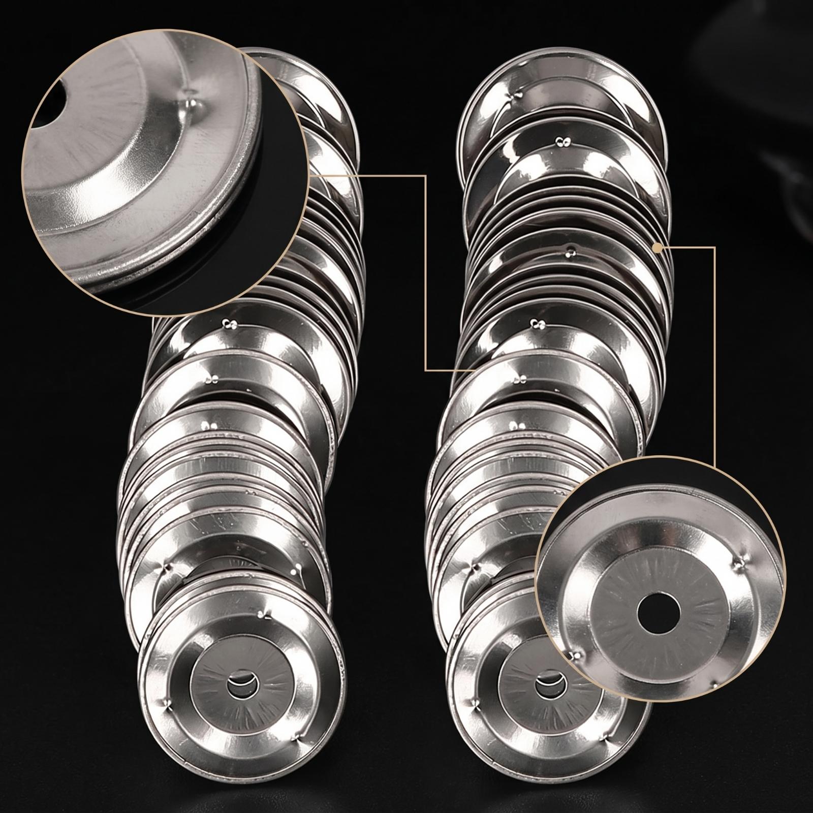 50pcs Steel Tambourine Bells R - đánh giá và giá Musical Instrument Repairs