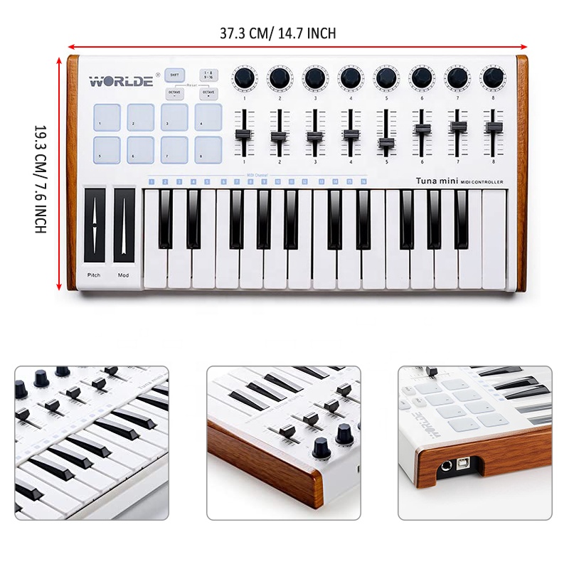 Brand 8 Encoders Faders USB MI - đánh giá và giá Musical Instrument Brands