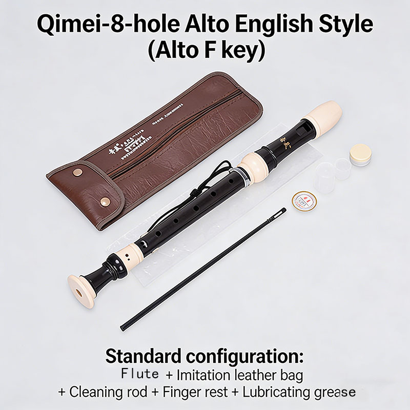 8-hole Alto Recorder F Key Ver - đánh giá và giá Recorder Baroque Style