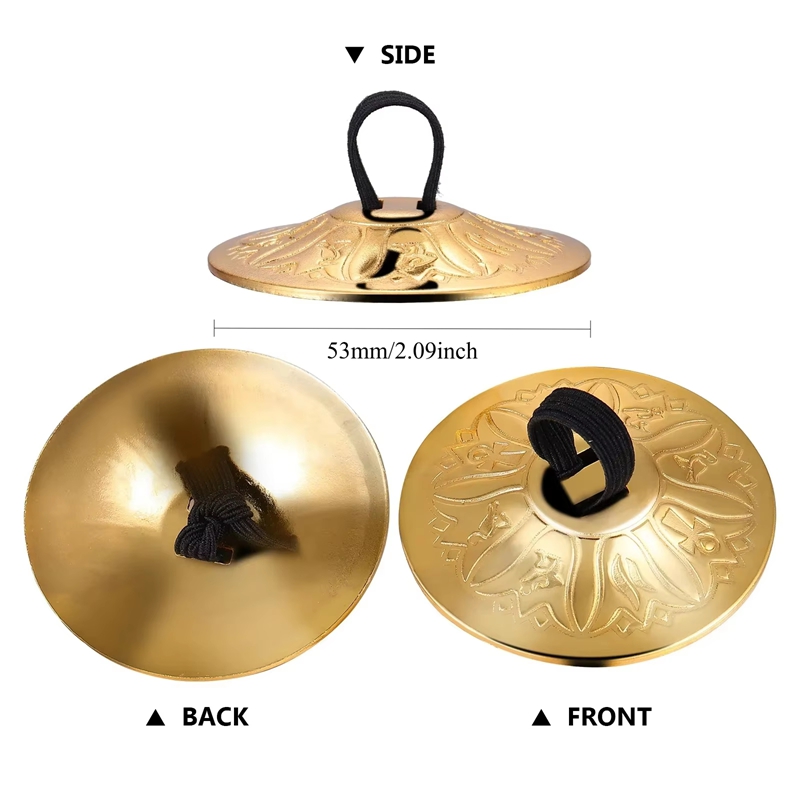 2Pcs Copper Mini Finger Zills  - đánh giá và giá Musical Instrument Zills