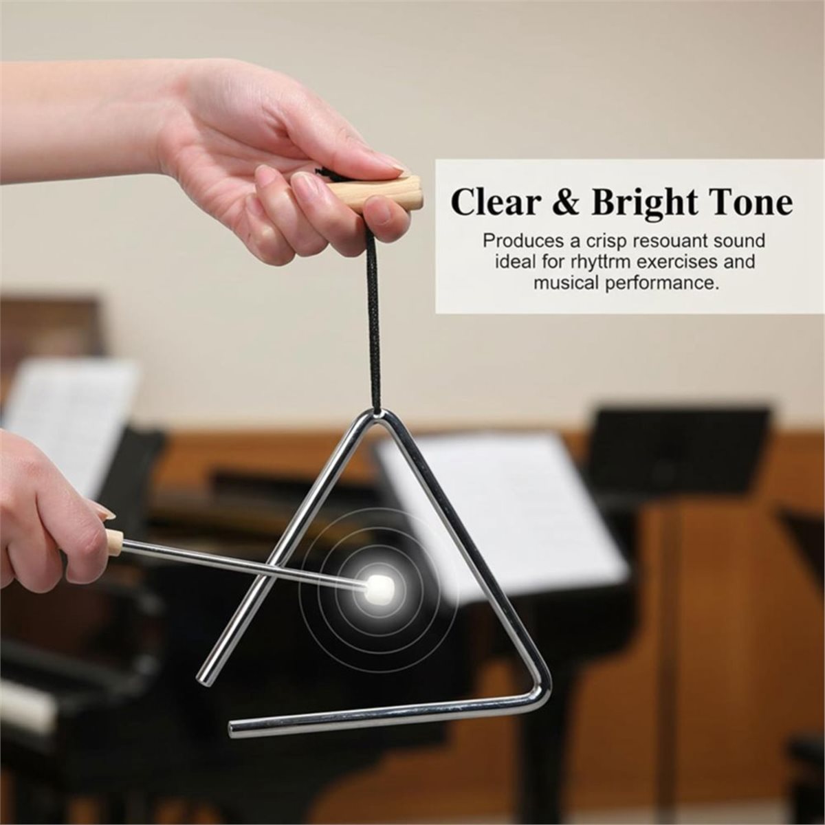 [MEGA SALE]2PCS 6 Inch Triangl - đánh giá và giá Triangle Beater Music