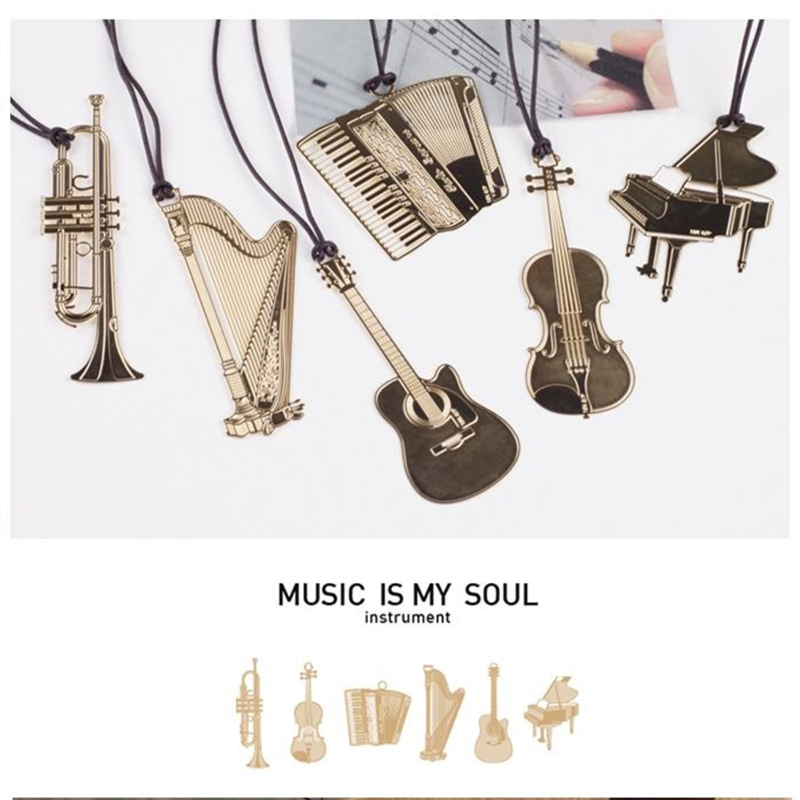 Bộ 6 Nhạc Kim Loại Dấu Màu Vàn - đánh giá và giá Musical Instrument Book