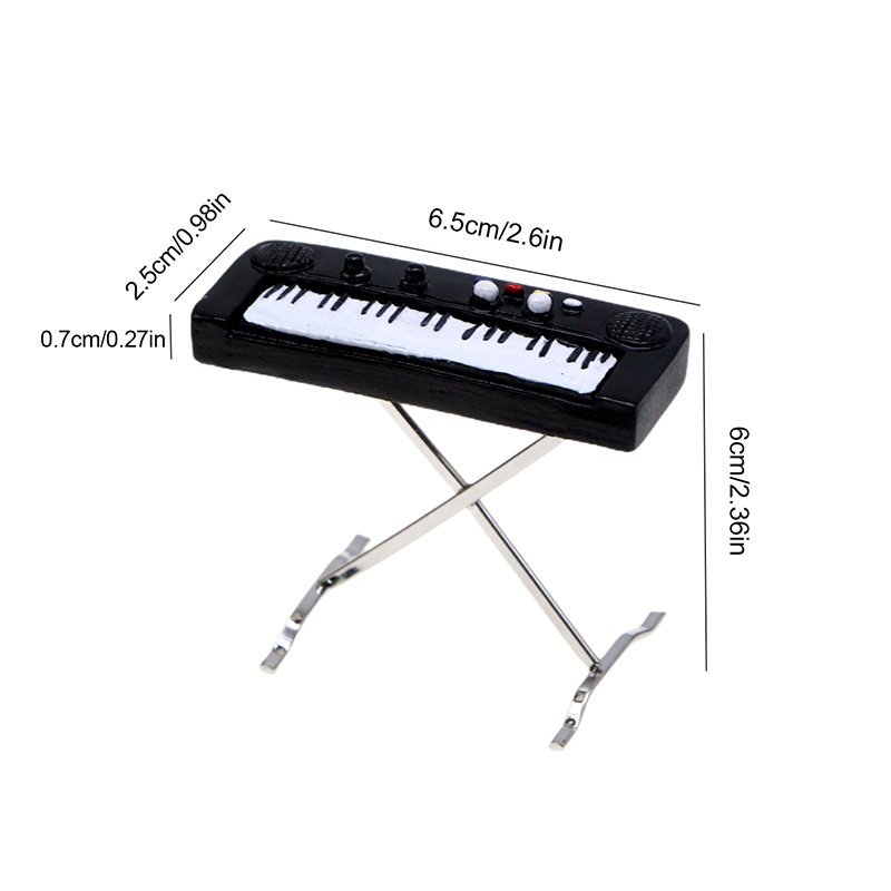 1:12 Dollhouse Miniature Elect - đánh giá và giá Musical Instrument Of Keyboard